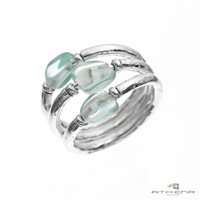 Anello Athena Donna Cascade in Argento Quarzo MPAT1022-16 - MPAT1022-16